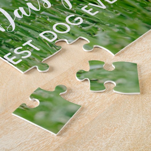 Aangepaste foto van de Aangepaste hond Legpuzzel (Zijkant)