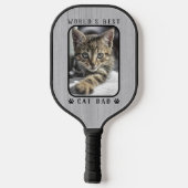 Aangepaste foto van de beste kattevader van Rustic Pickleball Paddle (Achterkant)