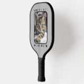 Aangepaste foto van de beste kattevader van Rustic Pickleball Paddle (Links)