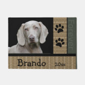 Aangepaste foto van Dog Deurmat (Voorkant)