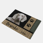 Aangepaste foto van Dog Deurmat (Schuin)