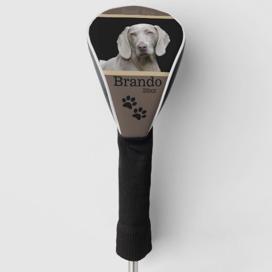 Aangepaste foto van Dog Golfheadcover (Voorkant)