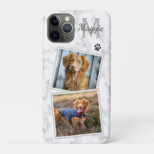 Aangepaste foto van Dog Pet Aangepast Monogram Case-Mate iPhone Case