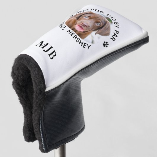 Aangepaste foto van Dog Pet Beste vader van Par Mo Golfheadcover (3/4 voorkant)