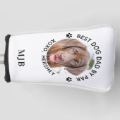 Aangepaste foto van Dog Pet Beste vader van Par Mo Golfheadcover (Voorkant)