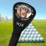 Aangepaste foto van Dog Pet Foto Aangepast Monogra Golfheadcover<br><div class="desc">Beste vader met vader... Twee van je favoriete dingen, golf en je hond. Nu kun je je beste vriend meenemen terwijl je 18 gaten speelt. Pas deze golfkapjes van honden aan met je favoriete foto en naam. Geweldig geschenk voor alle golf en hondenliefhebbers, van de hond! COPYRIGHT © 2020 Judy...</div>