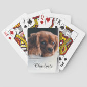 Aangepaste foto van Dog Pet Pokerkaarten (Achterkant)