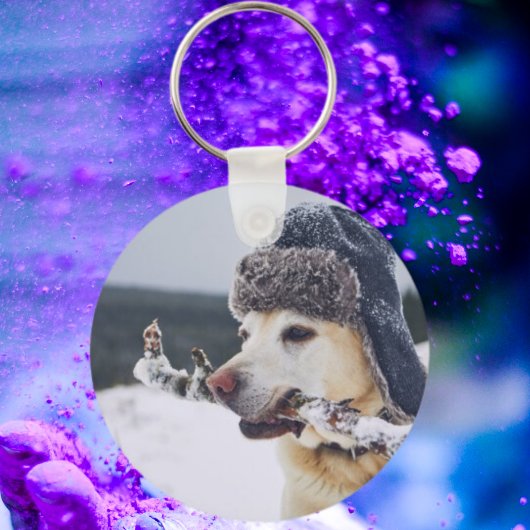 Aangepaste foto van Dog Photo Key-chain Aangepaste Sleutelhanger