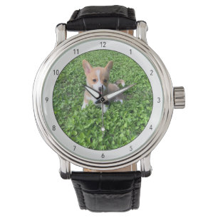Aangepaste foto van Dog Voeg je eigen foto van fot Horloge