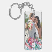 Aangepaste foto van Elegant Lotus Flower  Sleutelhanger (Voorkant Links)