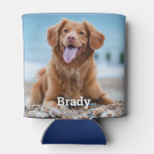 Aangepaste foto van foto's in honden die ik maar é blikjeskoeler (Achterkant)