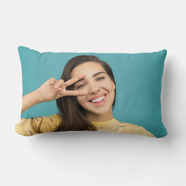 Aangepaste foto van Fun Persoonlijk gezicht Kussen (Voorkant)