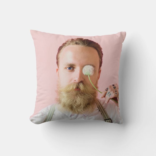 Aangepaste foto van Fun Persoonlijk gezicht Kussen (Voorkant)