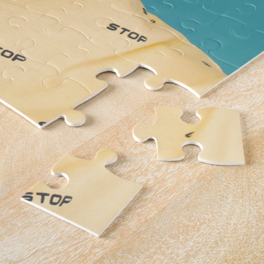 Aangepaste foto van Fun Persoonlijk gezicht Legpuzzel (Zijkant)