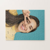 Aangepaste foto van Fun Persoonlijk gezicht Legpuzzel (Horizontaal)