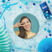 Aangepaste foto van Fun Persoonlijk gezicht Papieren Bordje (Feest)