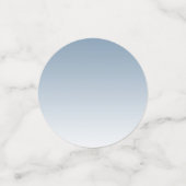 Aangepaste foto van Glam Blue Glitter Drip 80th Bi Confetti (Kleine voorkant)