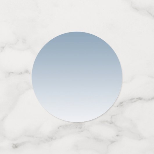 Aangepaste foto van Glam Blue Glitter Drip 80th Bi Confetti (Kleine voorkant)