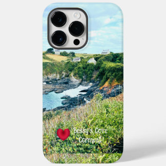 Aangepaste foto van Heart Bessys Cove Penzance Cor iPhone 14 Pro Max Hoesje