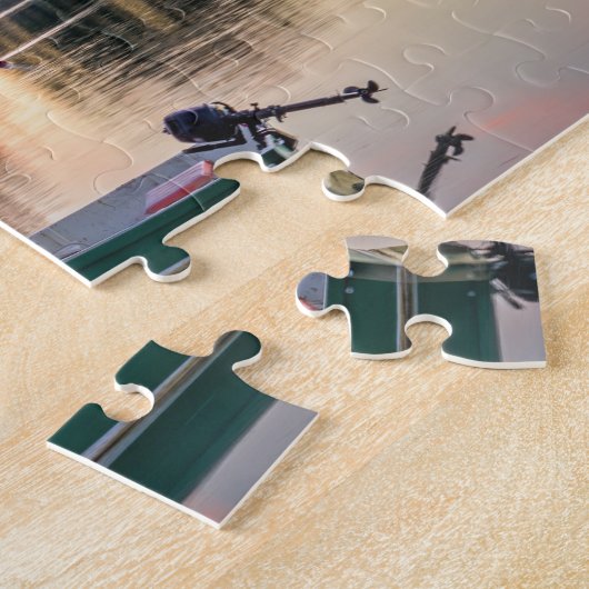 Aangepaste foto van het Puzzle-landschap in de Oos Legpuzzel (Zijkant)