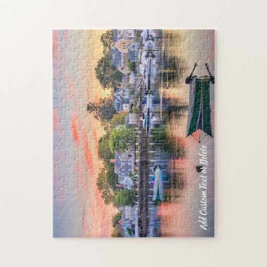 Aangepaste foto van het Puzzle-landschap in de Oos Legpuzzel (Verticaal)