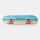 Aangepaste foto van het skateboard van het zomerva (Horizontaal)