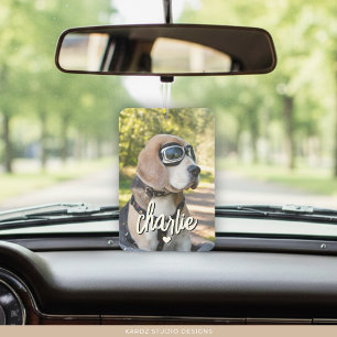 Aangepaste foto van huisdier Cool hond naam Luchtverfrisser