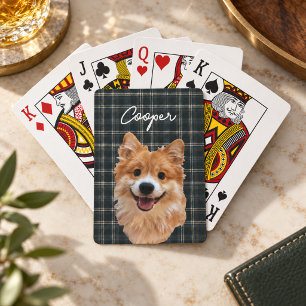 Aangepaste foto van huisdier Cute huisdierliefhebb Pokerkaarten