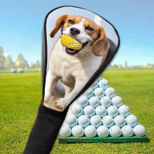 Aangepaste foto van huisdier hond gepersonaliseerd golfheadcover