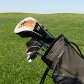 Aangepaste foto van huisdier met monogram golfclub golfheadcover (Insitu)