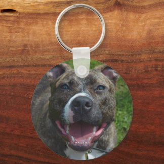 Aangepaste foto van huisdier Trots hond moeder Sleutelhanger