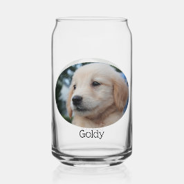 Aangepaste foto van huisdieren, verschillende voor blikvorm glas