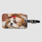 Aangepaste foto van je hond van een huisdier bagagelabel (Voorkant (horizontaal))