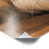 Aangepaste foto van je hond van een huisdier foto afdruk (Hoek)