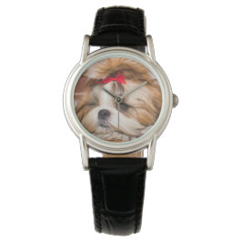 Aangepaste foto van je hond van een huisdier horloge