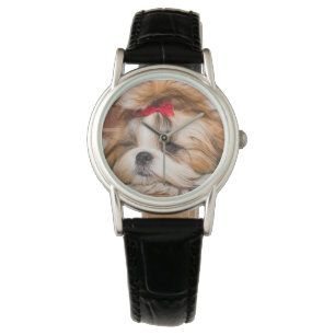 Aangepaste foto van je hond van een huisdier horloge