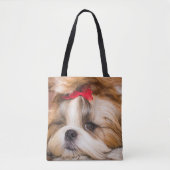 Aangepaste foto van je hond van een huisdier tote bag (Voorkant)