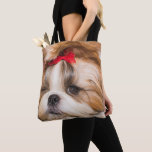 Aangepaste foto van je hond van een huisdier tote bag<br><div class="desc">Uw hond puppy aangepaste foto Canvas tas. Pas Accessoire het aan met Uw foto van huisdieren,  honden,  katten.. Heerlijk op maat geschenk voor dierenvrienden.</div>