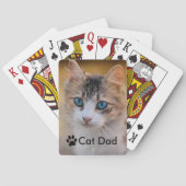 Aangepaste foto van Kat Paw Cat Pap Pokerkaarten (Achterkant)