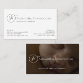 Aangepaste foto van kinderarts voor pasgeborenen i visitekaartje (Voorkant / Achterkant)