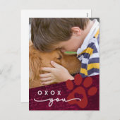 Aangepaste foto van klaslokaal Valentijn Feestdagenkaart (Voorkant / Achterkant)