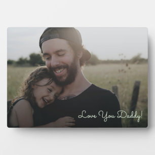 Aangepaste foto van liefde voor jou papa vader-doc fotoplaat