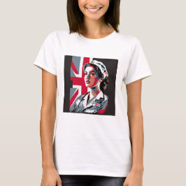 Aangepaste foto van mam Wife vriendin Hero Nurse G T-shirt