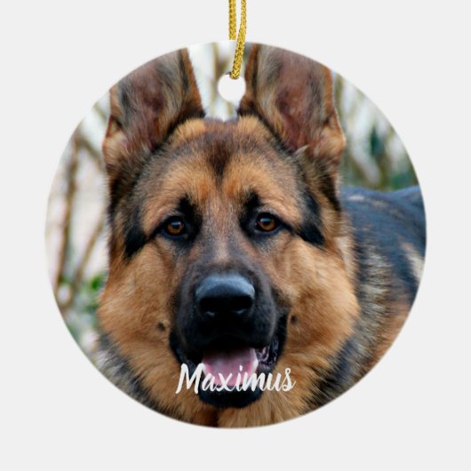 Aangepaste foto van Memorial Rainbow Bridge Keramisch Ornament (Voorkant)