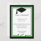 Aangepaste foto van moderne Fun Graduation Party Kaart (Achterkant)