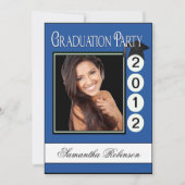 Aangepaste foto van moderne Fun Graduation Party Kaart (Voorkant)
