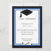 Aangepaste foto van moderne Fun Graduation Party Kaart (Achterkant)