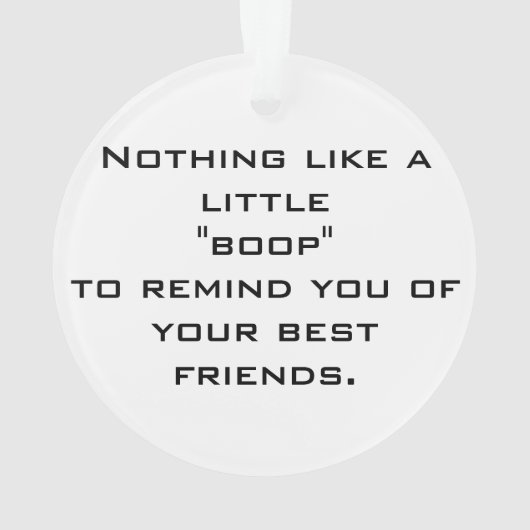 Aangepaste foto van Nose Chocolate Lab Nose Ornament (achterkant)