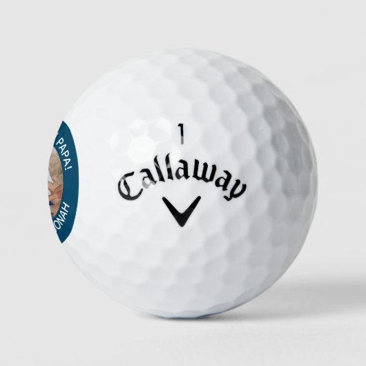 Aangepaste foto van ons houden van je papieren Vad Golfballen (Logo)