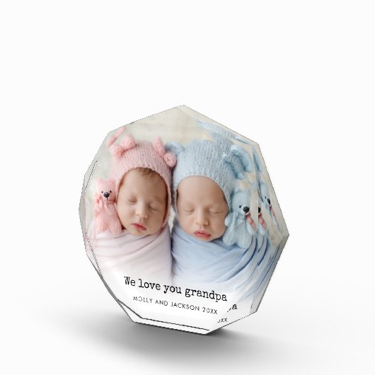 Aangepaste foto van ons houden van opa Names Jaar (Rechts)